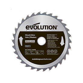 Evolution 210mm Allgemeine Holzschnittklinge mit 30 Zähnen, TCT-Gehrungssägeblatt